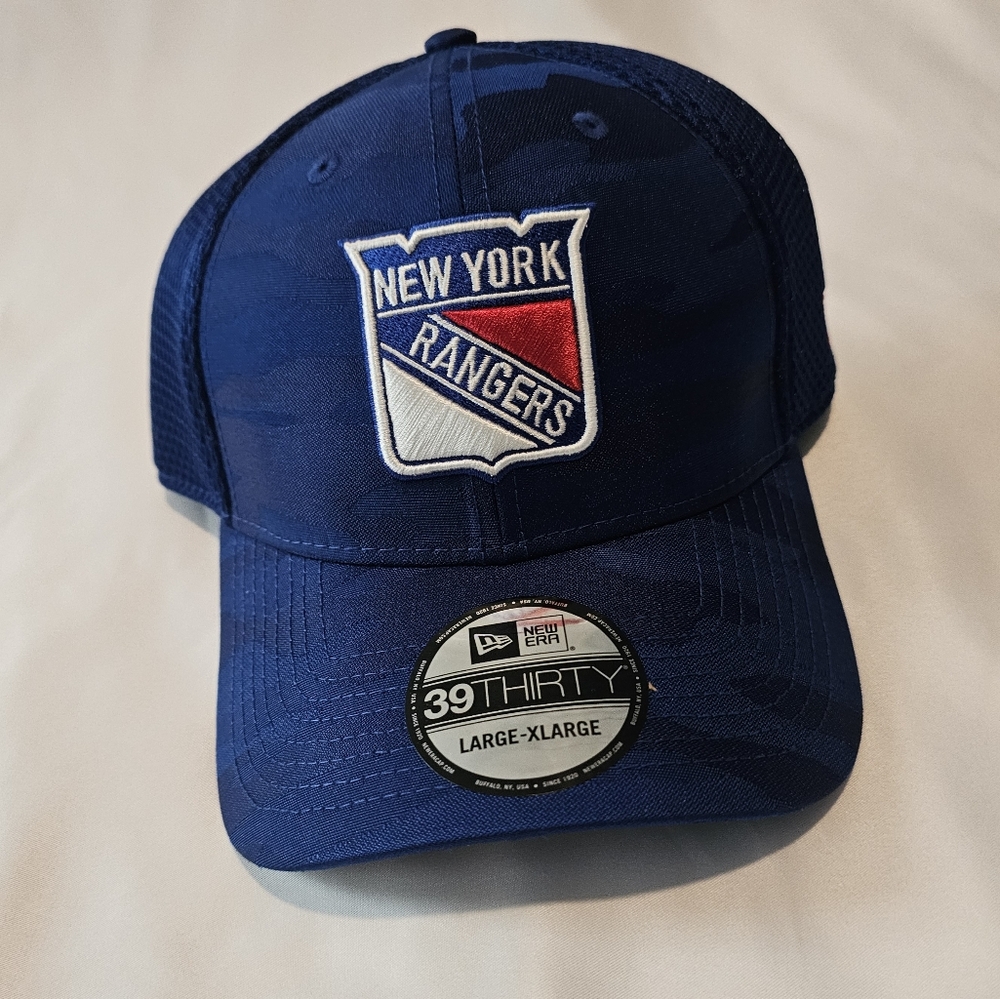 New Era Blue New York Rangers Cap